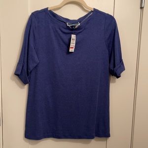 Karen Scott boatneck T-shirt